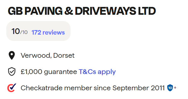 gb paving & driveways ltd checkatrade reviews gb paving & driveways ltd checkatrade reviews